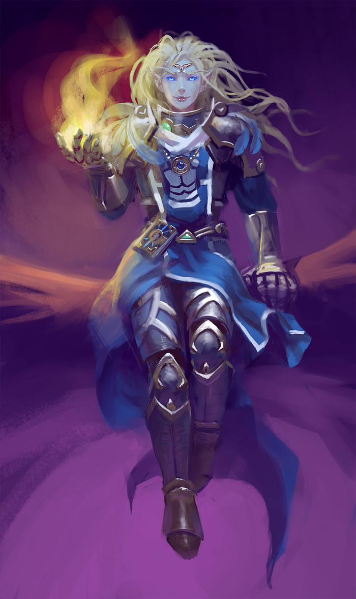 Lynnesta Val'kirn - Art, Games, Warcraft, Girls, Moon Guard, Chirun