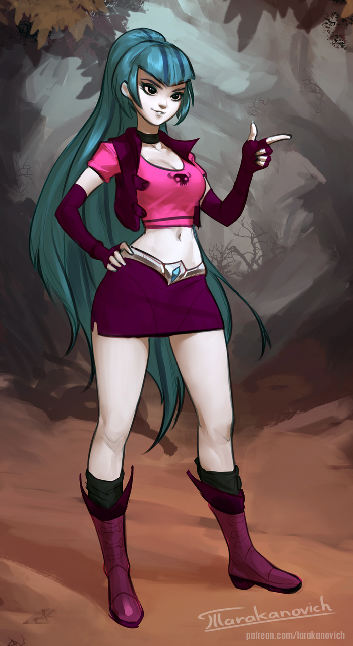 Sonata Dusk - My little pony, Sonata dusk, Equestria girls, Art