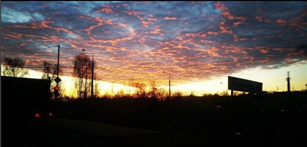 unreal sunset - Sunset, My, Zvenigorod, Unreal, Sky, Beautiful