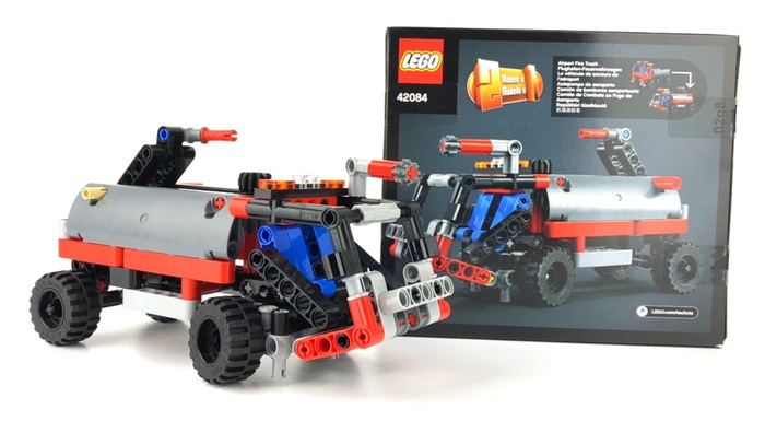 LEGO Technic 42084 model B - Airport Fire Truck - stop motion build - My, , Lego technic, Constructor, Hobby, Lego