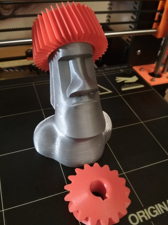 Moai printed 3D, 3D , , , , 