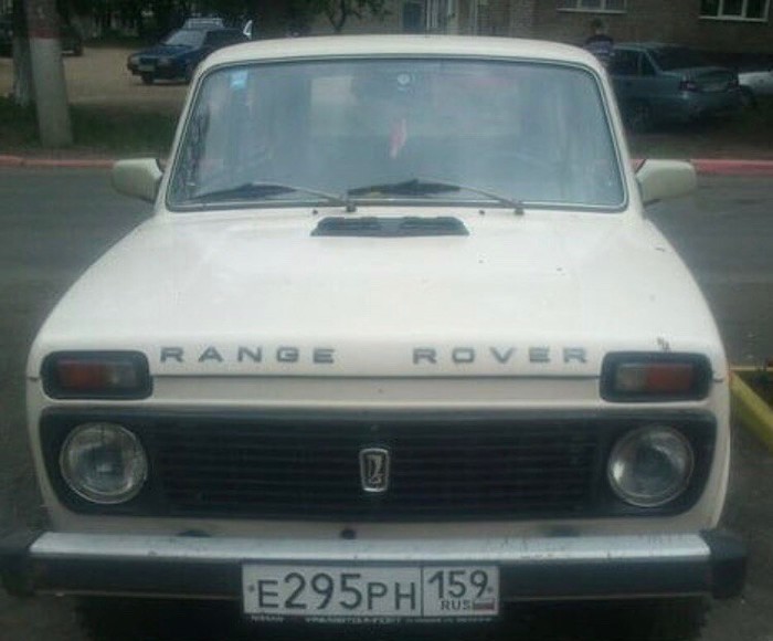 The main thing is faith - Range rover, UAZ, The photo