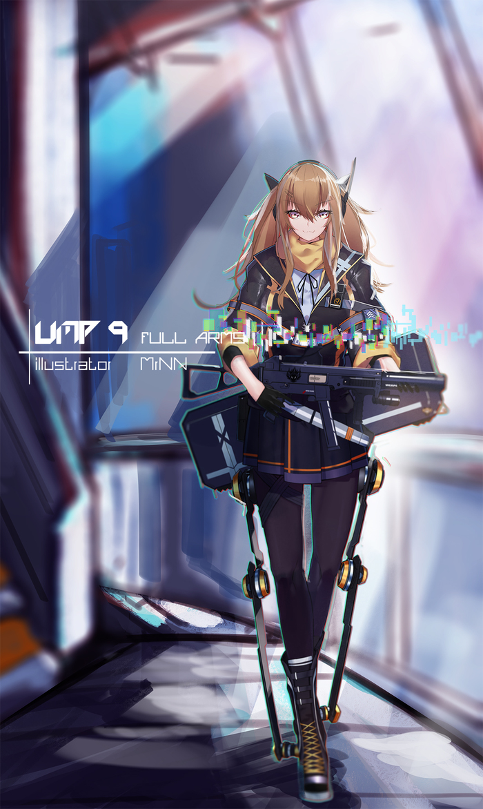 Girls frontline - Anime art, Anime, Girls frontline, Ump9, 