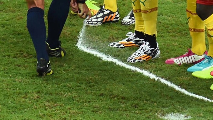 Ridiculous development from RUSNANO - spray TEN+1 - Refereeing, Football, The photo, Spray