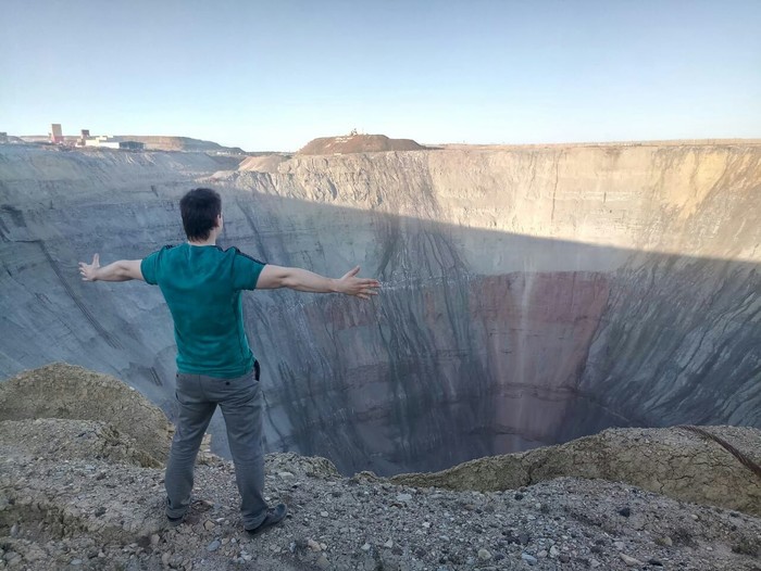 Giant diamond quarry in the city of Mirny - Wonders of nature, Nature, 