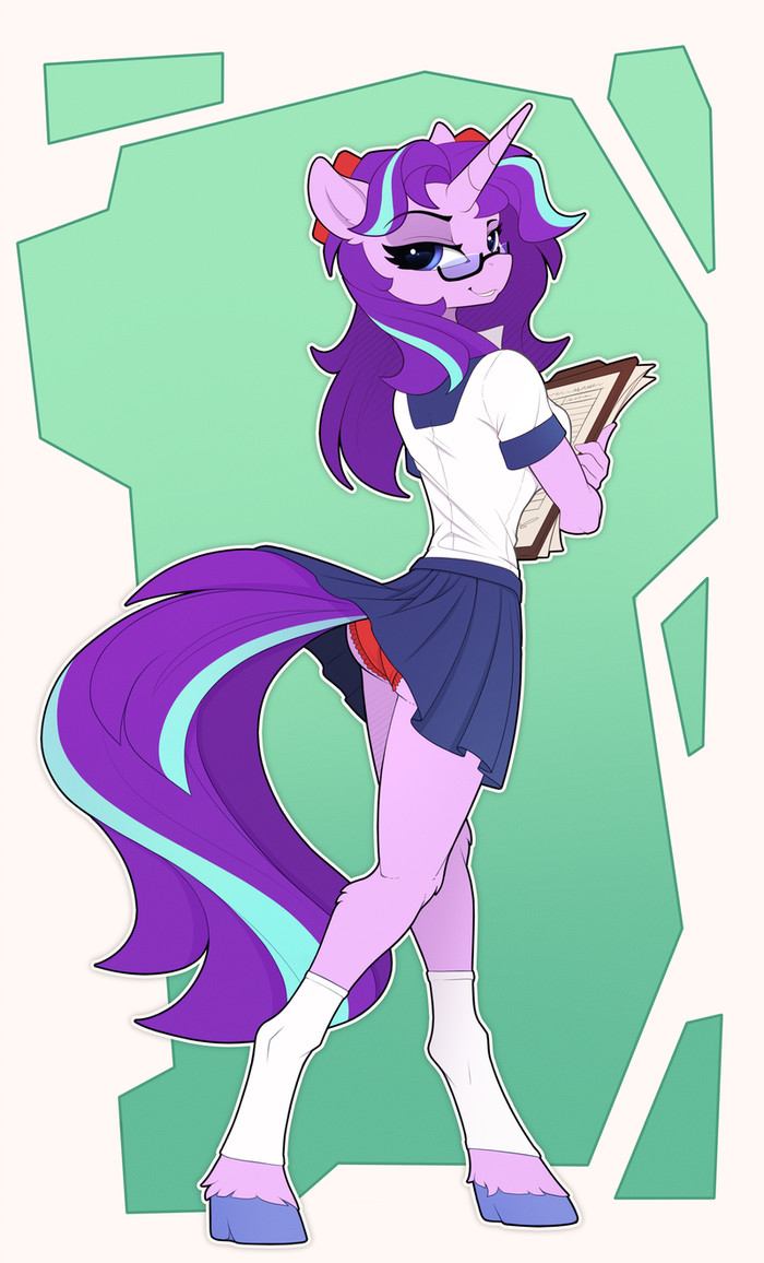 Skirt Starlight - My little pony, Starlight Glimmer, Anthro, MLP Edge, Yakovlev-Vad