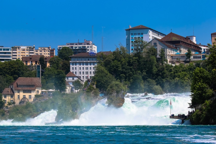 Power - My, The photo, Waterfall, Rhine, Switzerland, Europe, Travels