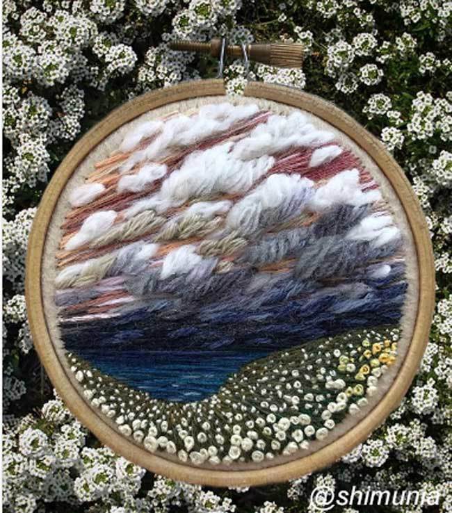 Embroidery by Vera Shimuniya. - Embroidery, Creation, Needlework without process, , , Longpost