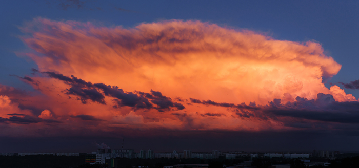 The sky is on fire - My, Beginning photographer, Nature, Landscape, beauty, Novosibirsk, Canon, The photo, Canon 600D