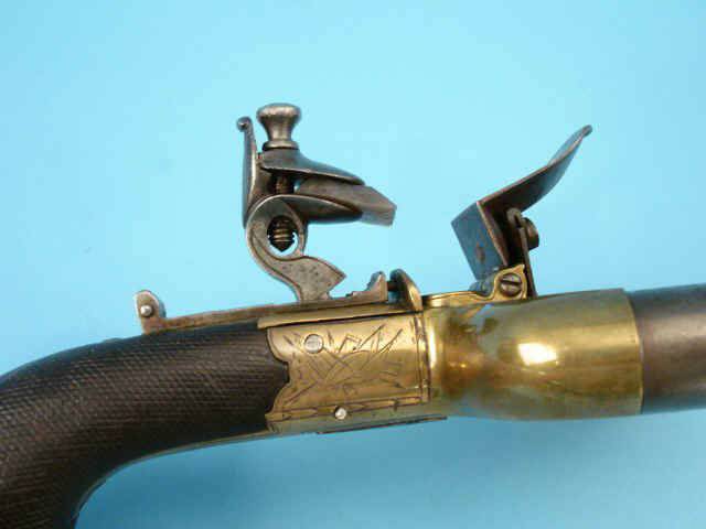 Flintlock salvo pistol Duck Foot duck foot - Weapon, Firearms, Pistols, Duck's foot, 18 century, Text, Longpost