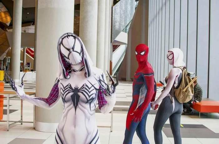 Superheroes cosplay ordinary people. - Spiderman, Wrong guy, Memes, Cosplay