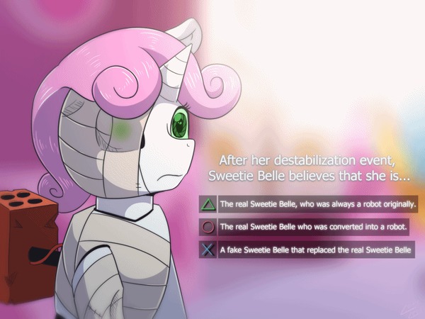   My Little Pony, Sweetie Belle, Sweetie Bot, Detroit: Become Human, 