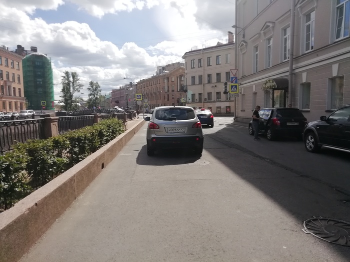 Where do you say to send the parking master? - My, Parking, Saint Petersburg, Autoham, Violation, Violation of traffic rules, Auto, Negative