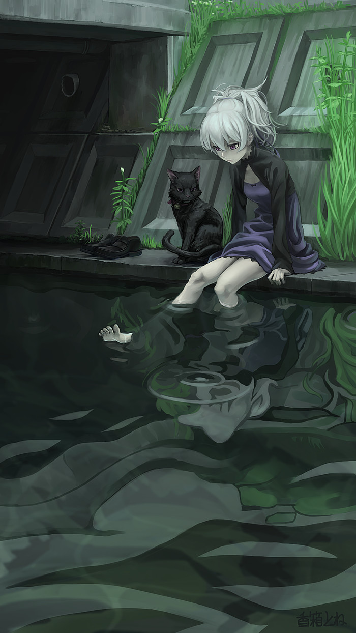 Darker than Black - Anime Art, Аниме, Darker Than Black, Yin, Koubakotone