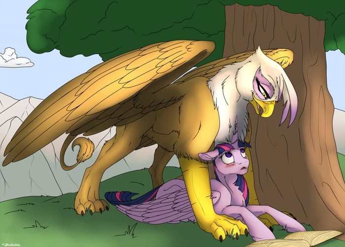 Griffins big - My little pony, Twilight sparkle, Gilda, MLP Edge