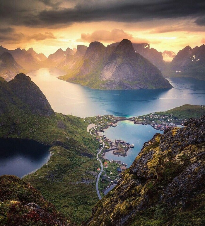 Reine. Norway. - The mountains, Norway, , Nature, Land, Planet Earth, The photo