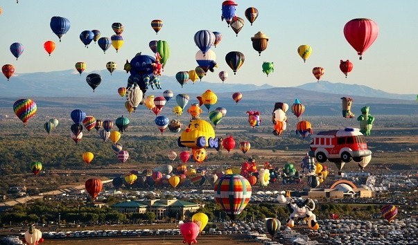 Balloon Festival. - Balloon, Travels, Great Britain, Switzerland, Velikie Luki, Cappadocia, Albuquerque, Longpost