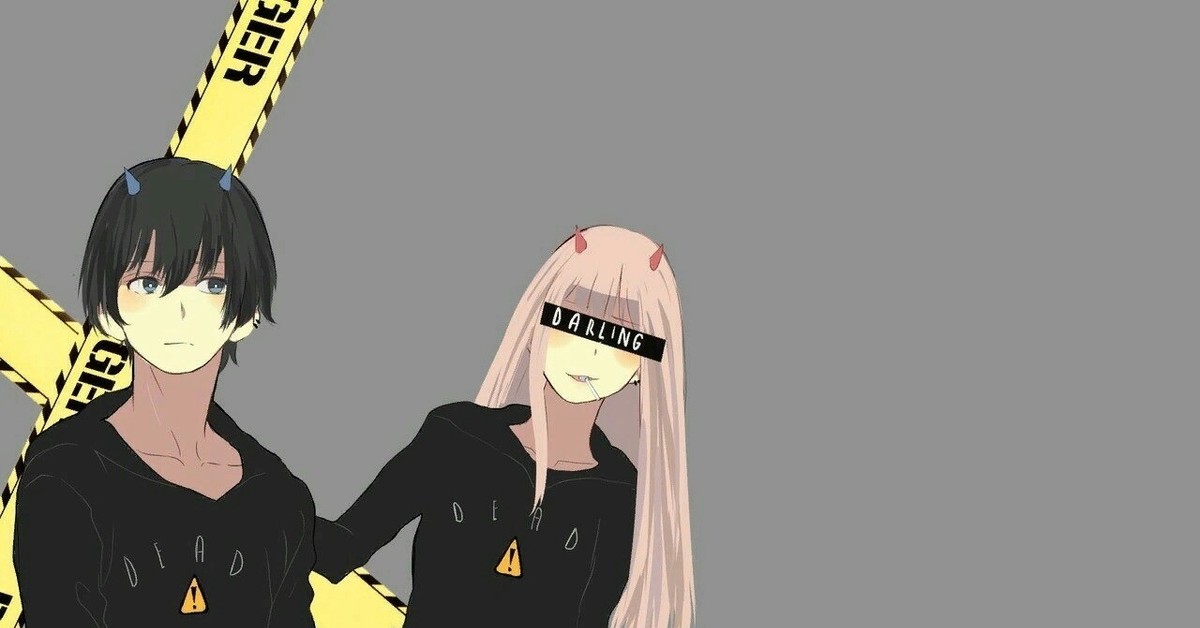 Darling can i be your favorite isabel. Darling in franxx 02 черная. хиро 016 с рожками.