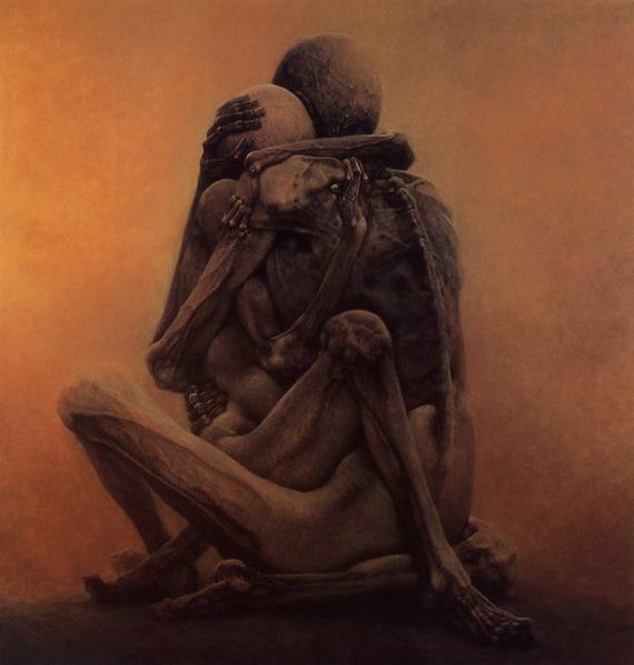 Works by artist Zdzislaw Beksinski - Painting, Artist, Unusual, Longpost