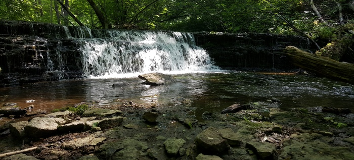 Waterfalls. Koporye. - My, Waterfall, Leningrad region, Koporye, Samsung Galaxy S6 Edge, Nature, Without processing, The photo, Longpost