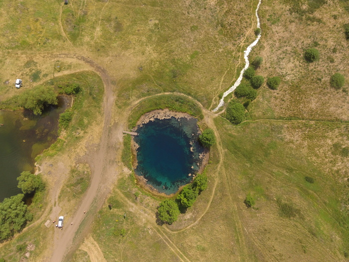 Blue lake in the Samara region - My, Dji, , Samara, Samara Region, Quadcopter, Above, Longpost, Video, FPV