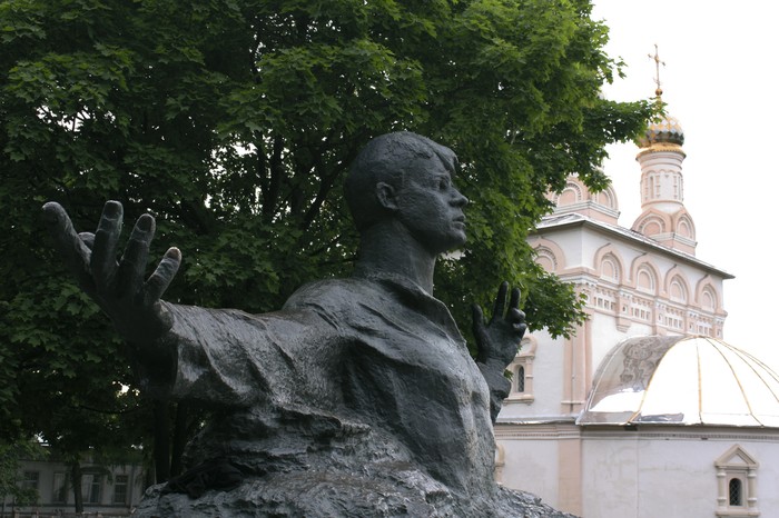 Monument to Sergei Yesenin in Ryazan - My, Ryazan, The photo, Sergey Yesenin, Monument