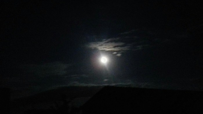 Night sky in Dnepropetrovsk - Night, moon, Sky, Dnipropetrovsk