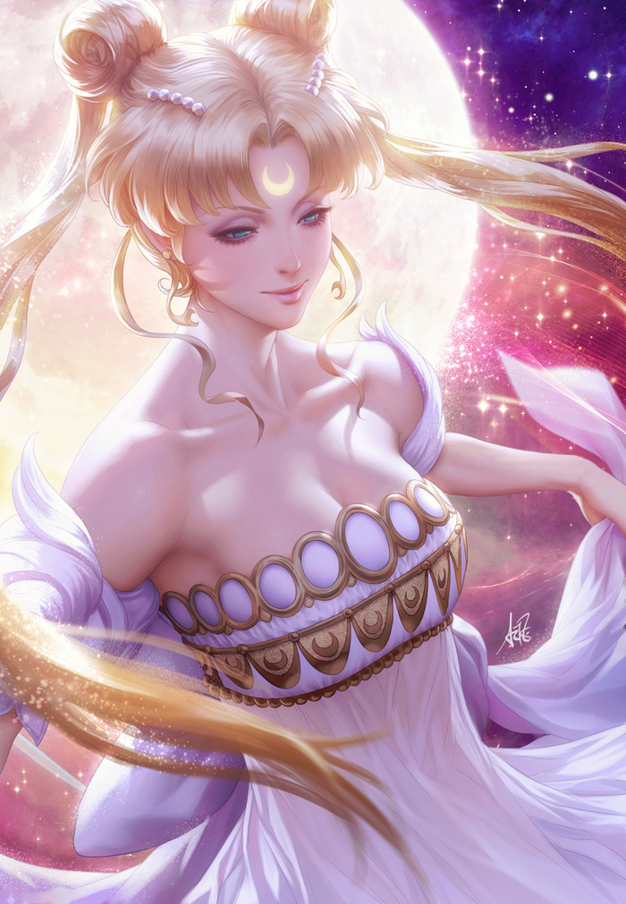 Anime Art №1422 - Anime, Anime art, Sailor Moon, Princess Serenity, Tsukino Usagi, Artgerm