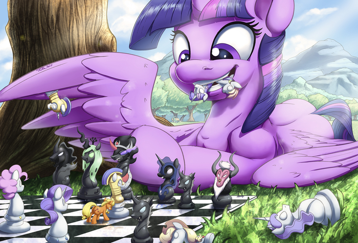 I want to play a game with you. - My little pony, Twilight sparkle, Applejack, Lyra heartstrings