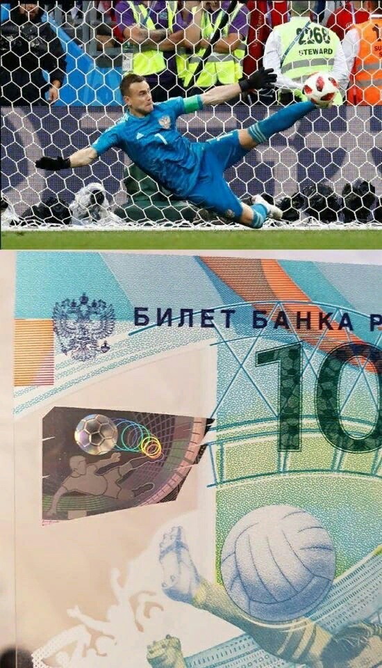 Everything is calculated in advance! - 2018 FIFA World Cup, Spain, Penalty, Conspiracy, A. A. Akinfeev, One hundred rubles, Igor Akinfeev