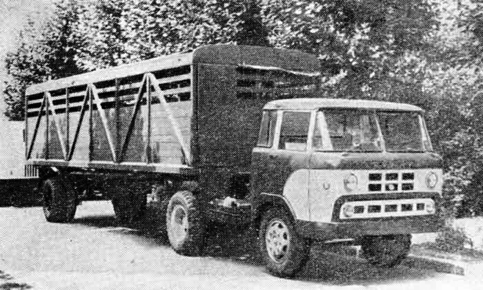 KAZ-606. The first cabover truck in the USSR - Kaz, Truck, Tractor, Longpost