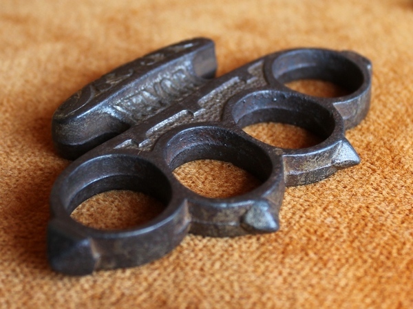 The simplest and most dangerous weapon - Weapon, , Brass knuckles, Longpost