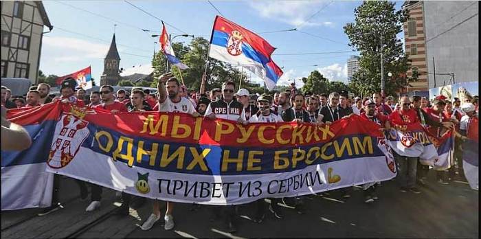 FIFA fined Serbian and Russian FS for 'offensive' fan banners - Fine, Football, Slogan, Insult, FIFA, 2018 FIFA World Cup