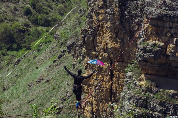 2nd Russian Highline Fest Экстрим, Хайлайн, Высота, Длиннопост