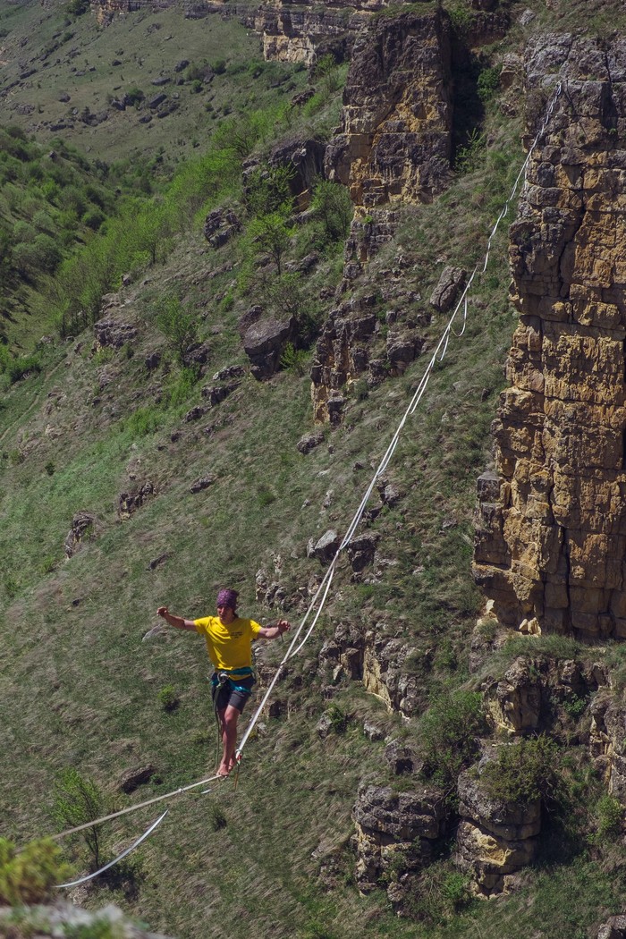 2nd Russian Highline Fest Экстрим, Хайлайн, Высота, Длиннопост