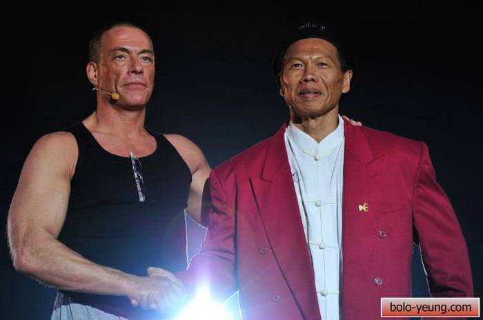 We met. The old guard is back together. - Jean-Claude Van Damme, Bolo Young, Movie Bloodsport, Old guard