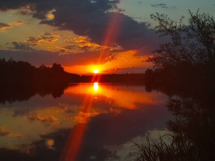 Утро начинается не с кофе - Рассвет, Река, Утро, Солнце, Фотография