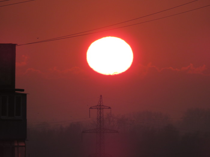 At sunset - Longpost, Sunset, Dinskaya, Krasnodar, Краснодарский Край, The photo, My