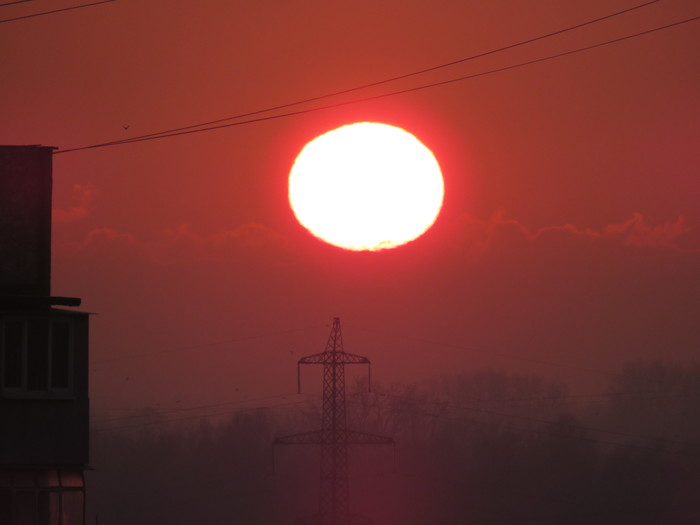 At sunset - My, The photo, Краснодарский Край, Krasnodar, Dinskaya, Sunset, Longpost