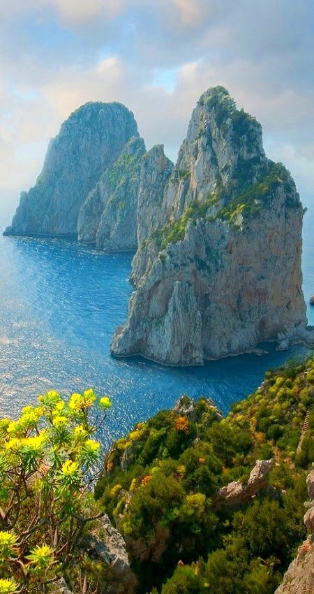 Island of Capri - Italy, Capri, Mediterranean, Longpost