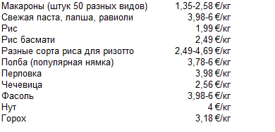 Италия - цены, продолжение про покушать
 - Моё, Италия, Заграница, Цены, Первый длиннопост, Длиннопост