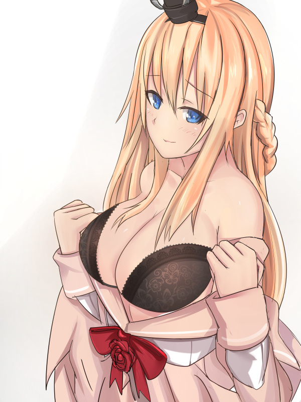 Warspite (Artist: Antiqq) - NSFW, Kantai collection, Anime, Anime art, Warspite, Underwear, Stockings, Longpost