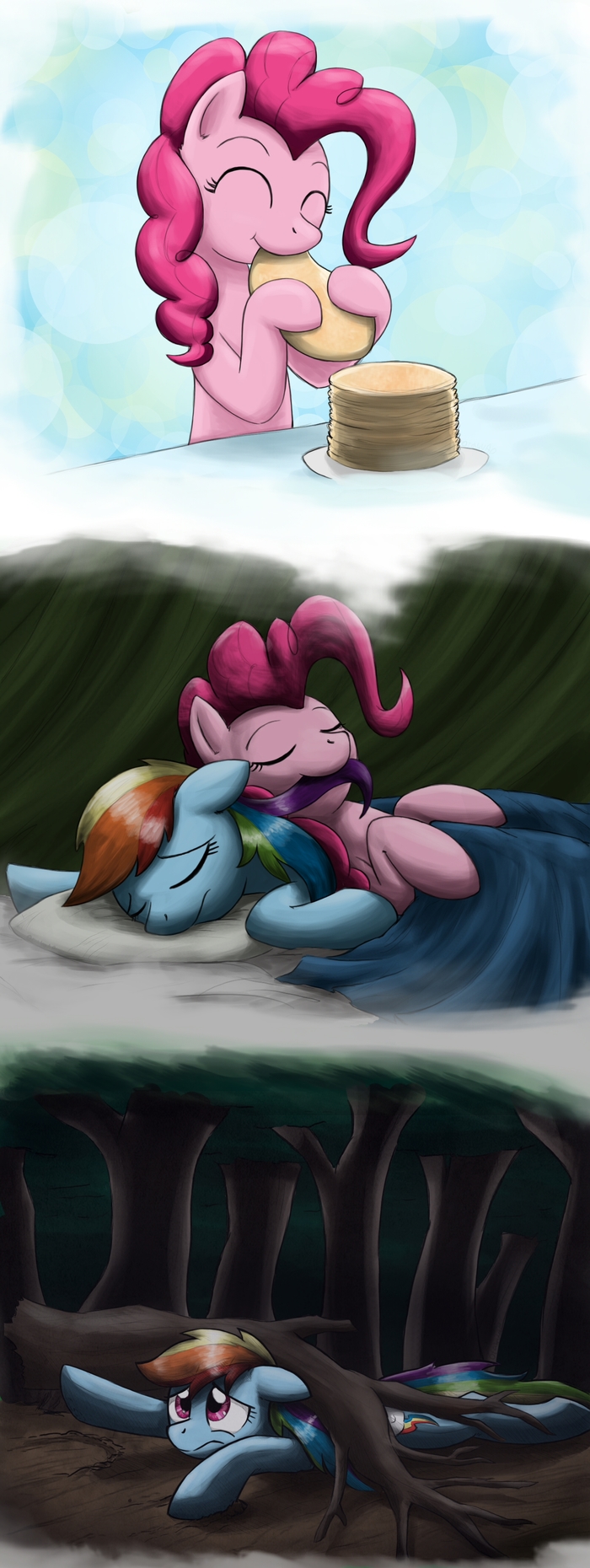 Dreaming - My little pony, Rainbow dash, Pinkie pie, Longpost, Otakuap