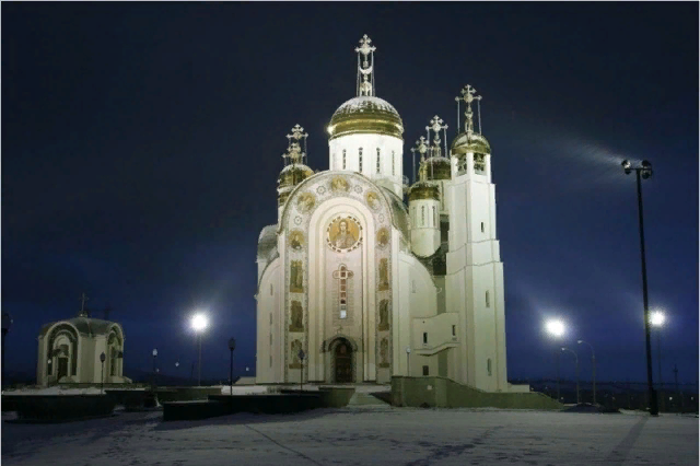 Магнитогорск мой город на Урале. - Магнитогорск, Магнитка, Урал, Фотография, Храм, Куранты, Тыл, Красота, Длиннопост