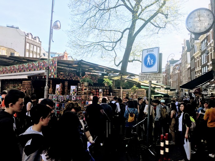Цветочный рынок (Bloemenmarkt) в Амстердаме Амстердам, Нидерланды, Тюльпаны, Луковицы, Цветы, Рынок, Bloemenmarkt, Цветочный рынок, длиннопост