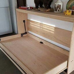 Folding bed in a small apartment - Pinterest, Interior, Furniture, , Longpost