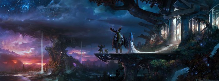 &quot;Traveler: Teldrassil&quot; by Wei Wang.