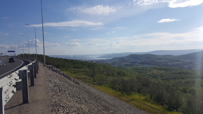 Hitch-hiking. Murmansk. - My, Hitch-hiking, Murmansk, Without processing, Samsung Galaxy S6 Edge, Travel across Russia, Longpost