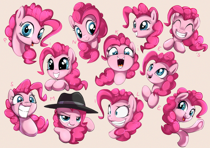 Give me your smile! Pinkie Pie, Ponyart, My Little Pony, Fidzfox