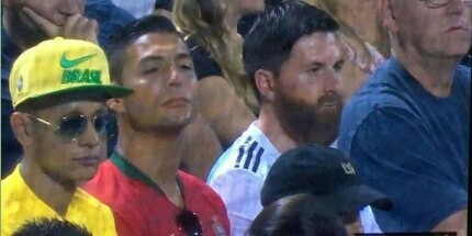 Yesterday at the World Cup final in Luzhniki) - World championship, Lionel Messi, Cristiano Ronaldo, Neymar Junior